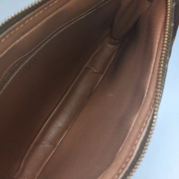 LOUIS VUITTON MARLY DRAGONNE WRISTLET / CLUTCH MONOGRAM - Picture 4 of 13